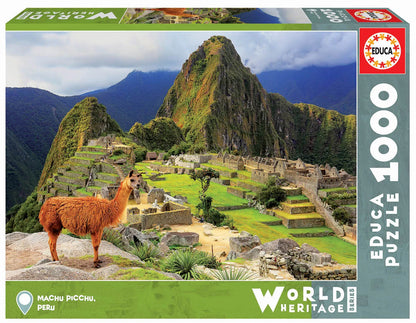Pusle "Machu Picchu, Peru" 1000 tk-w008 WHSX Jigsaw Puzzles-Brain Games OÜ