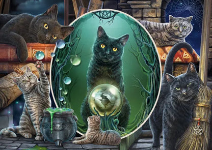 Pusle "Magical Cats" 1000 tk-w008 WHSX Jigsaw Puzzles-Brain Games OÜ