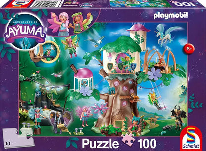 Pusle "Magical Fairy Forest" 100 tk-w008 WHSX Jigsaw Puzzles-Brain Games OÜ