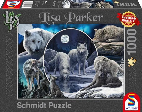 Pusle "Magnificent Wolves" 1000 tk-w008 WHSX Jigsaw Puzzles-Brain Games OÜ