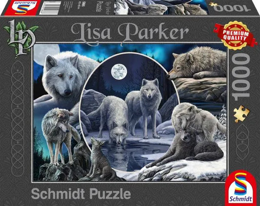 Pusle "Magnificent Wolves" 1000 tk-w008 WHSX Jigsaw Puzzles-Brain Games OÜ