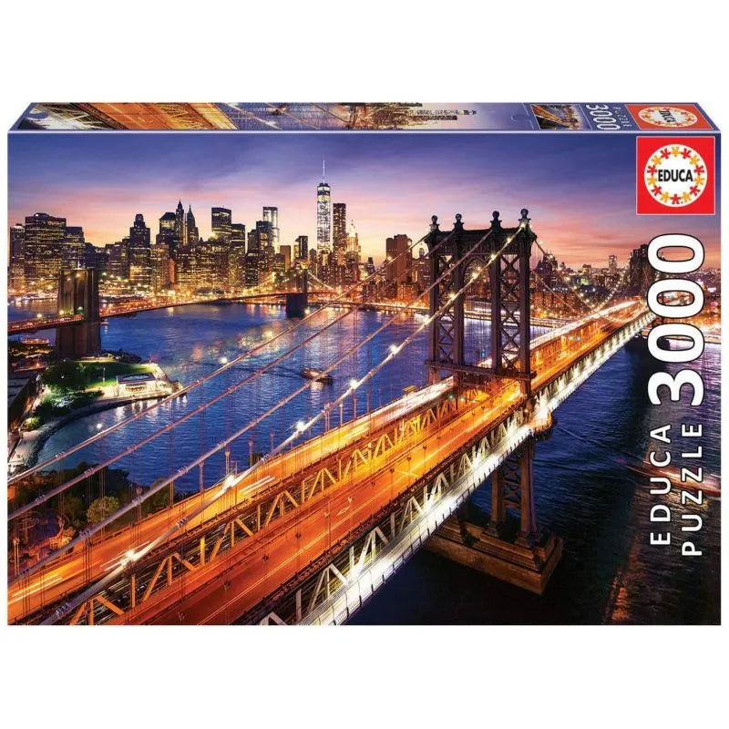 Pusle ''Manhattan at Dusk'' 3000 tk-w008 WHSX Jigsaw Puzzles-Brain Games OÜ