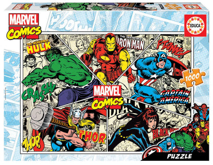Pusle "Marvel Comics" 1000 tk-w008 WHSX Jigsaw Puzzles-Brain Games OÜ