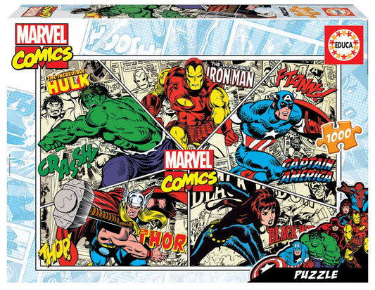 Pusle "Marvel Comics" 1000 tk-w008 WHSX Jigsaw Puzzles-Brain Games OÜ