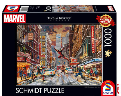 Pusle "Marvel: Deadpool - Snow Day" 1000 tk-w008 WHSX Jigsaw Puzzles-Brain Games OÜ