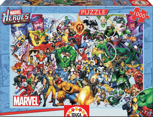 Pusle "Marvel Heroes" 1000 tk-w008 WHSX Jigsaw Puzzles-Brain Games OÜ