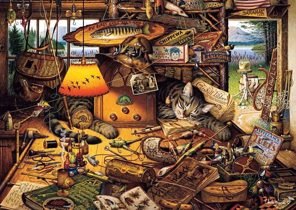Pusle "Max in the Adirondacks" 1000 tk-w008 WHSX Jigsaw Puzzles-Brain Games OÜ