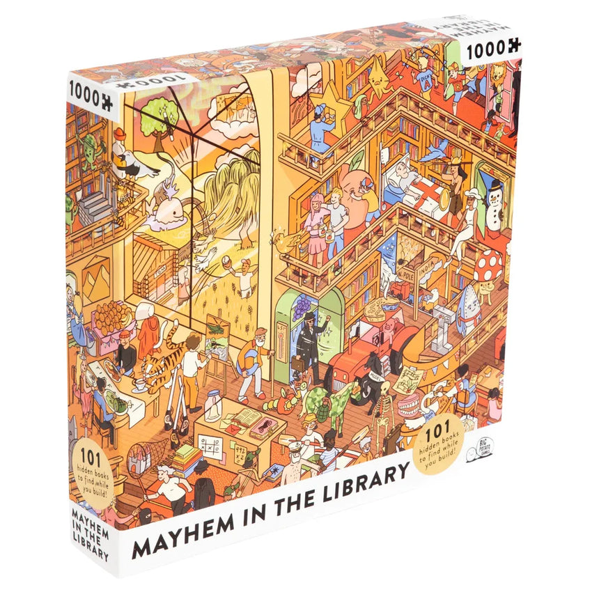 Pusle "Mayhem in the Library" 1000 tk-101 Board / Card Games-Brain Games OÜ