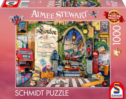 Pusle "Memories of London" 1000 tk-w008 WHSX Jigsaw Puzzles-Brain Games OÜ