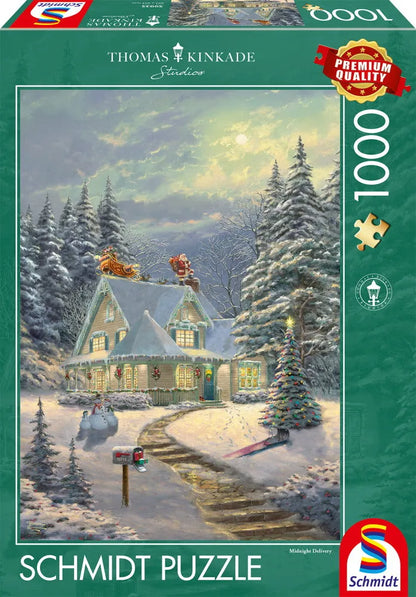 Pusle "Midnight Delivery" 1000 tk-w008 WHSX Jigsaw Puzzles-Brain Games OÜ