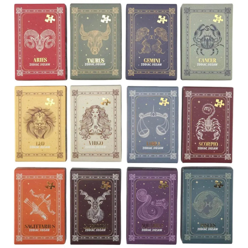 Pusle "Mini Zodiac Signs" 50 tk-w008 WHSX Jigsaw Puzzles-Brain Games OÜ
