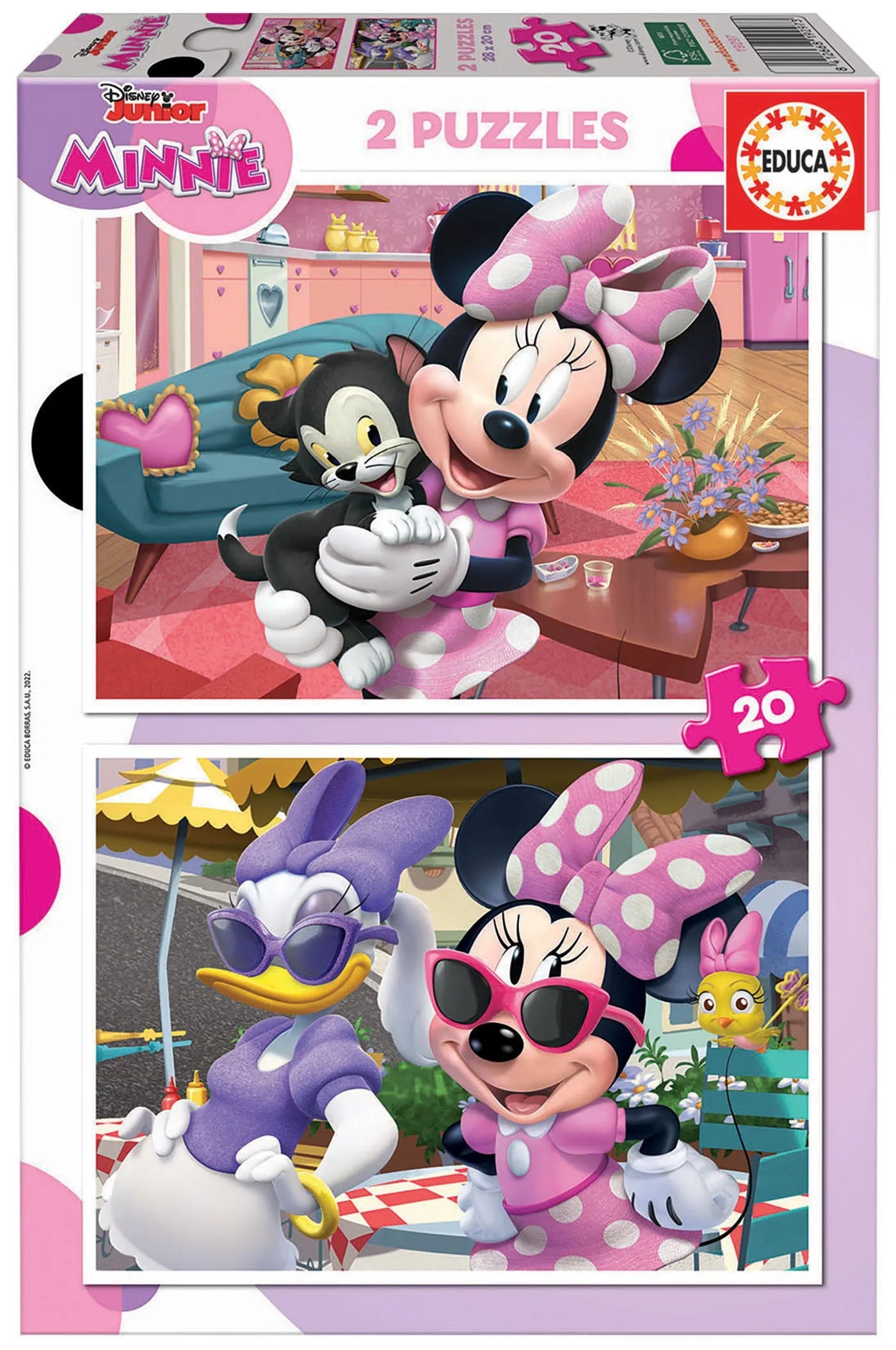 Pusle "Minnie" 2 x 20 tk-w008 WHSX Jigsaw Puzzles-Brain Games OÜ