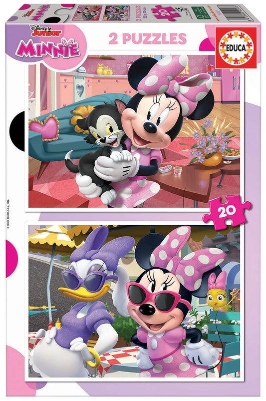 Pusle "Minnie" 2 x 20 tk-w008 WHSX Jigsaw Puzzles-Brain Games OÜ