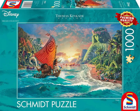 Pusle "Moana" 1000 tk-w008 WHSX Jigsaw Puzzles-Brain Games OÜ