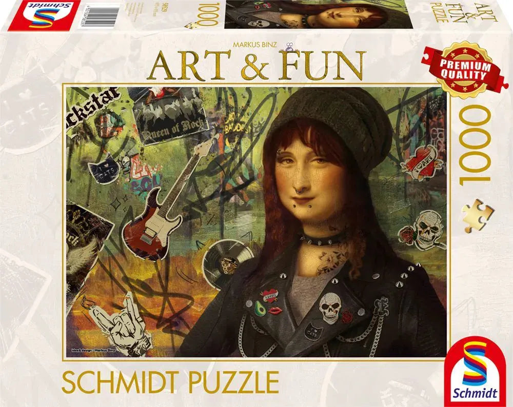 Pusle "Mona Lisa 2024" 1000 tk-w008 WHSX Jigsaw Puzzles-Brain Games OÜ