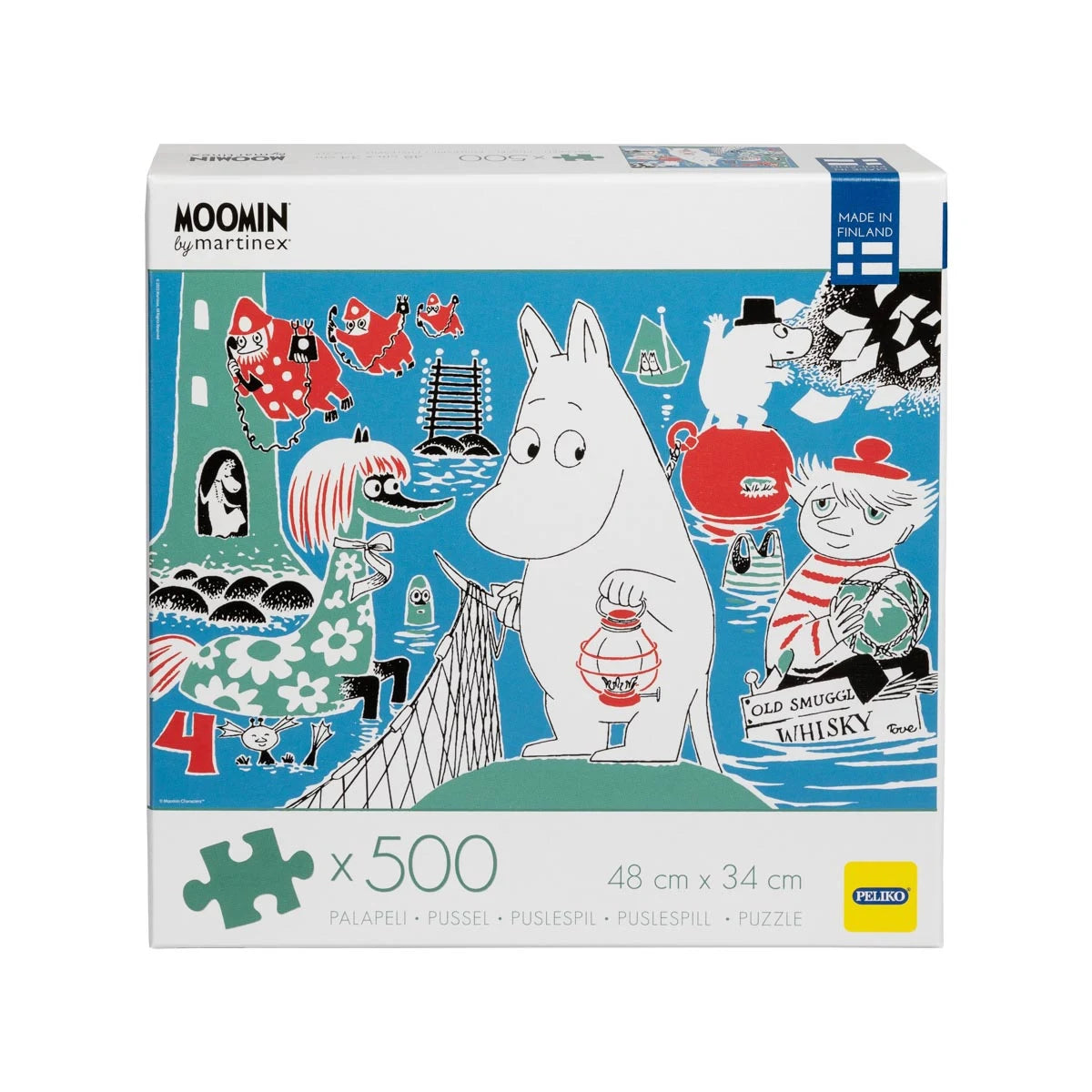 Pusle "Moomin Comic Book Cover 4" 500 tk-101 Board / Card Games-Brain Games OÜ