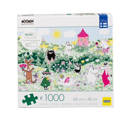 Pusle "Moomin Flower Garden" 1000 tk-101 Board / Card Games-Brain Games OÜ