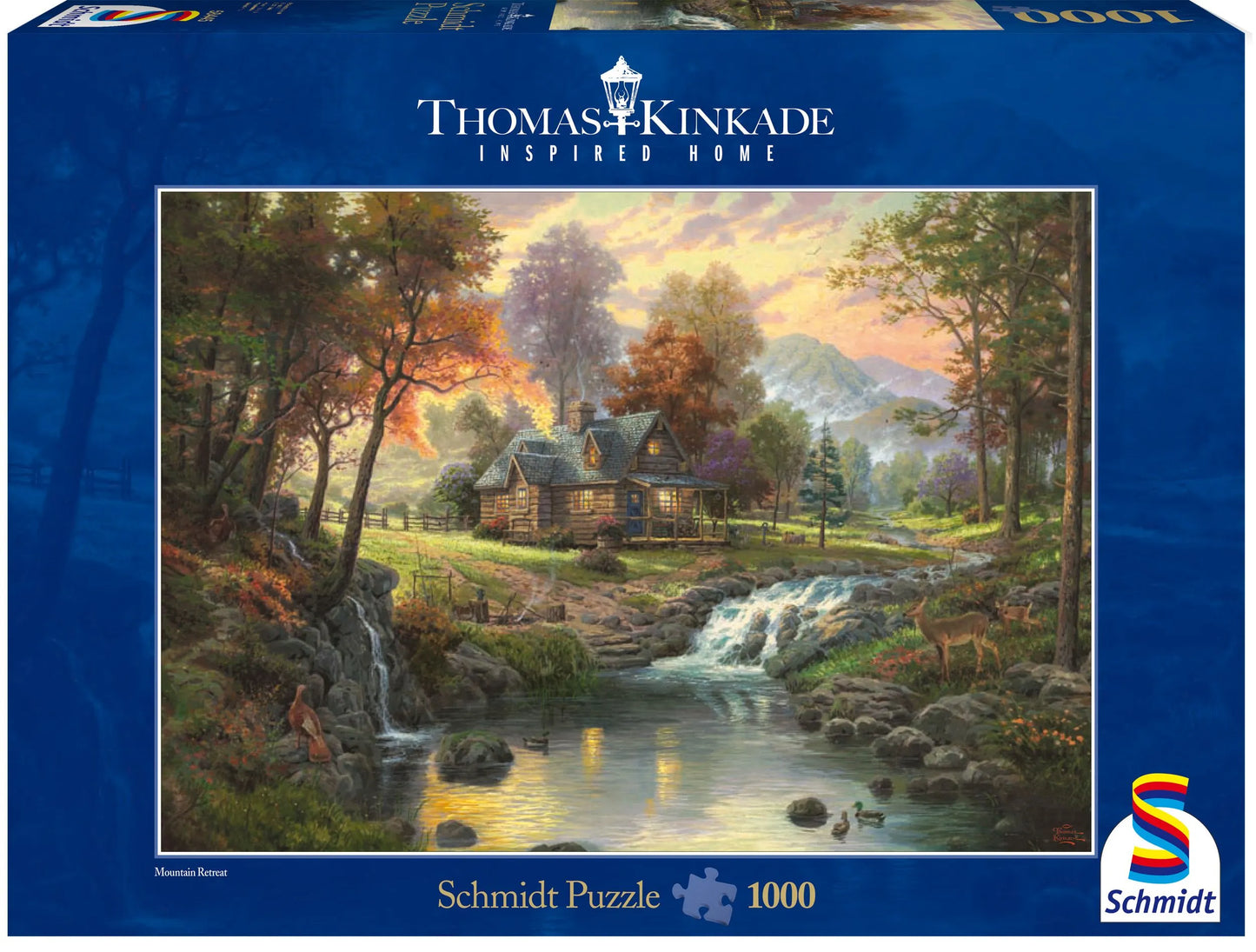 Pusle "Mountain Retreat" 1000 tk-w008 WHSX Jigsaw Puzzles-Brain Games OÜ