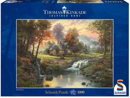 Pusle "Mountain Retreat" 1000 tk-w008 WHSX Jigsaw Puzzles-Brain Games OÜ