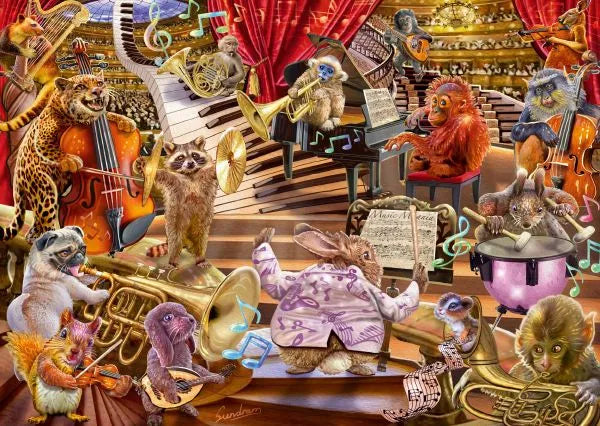 Pusle "Music Mania" 1000 tk-w008 WHSX Jigsaw Puzzles-Brain Games OÜ