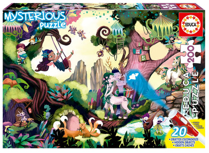 Pusle "Mysterious Puzzle - Magical Forest" 200 tk-w008 WHSX Jigsaw Puzzles-Brain Games OÜ