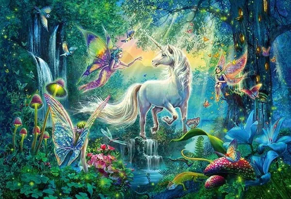 Pusle "Mythical Kingdom" 100 tk-w008 WHSX Jigsaw Puzzles-Brain Games OÜ