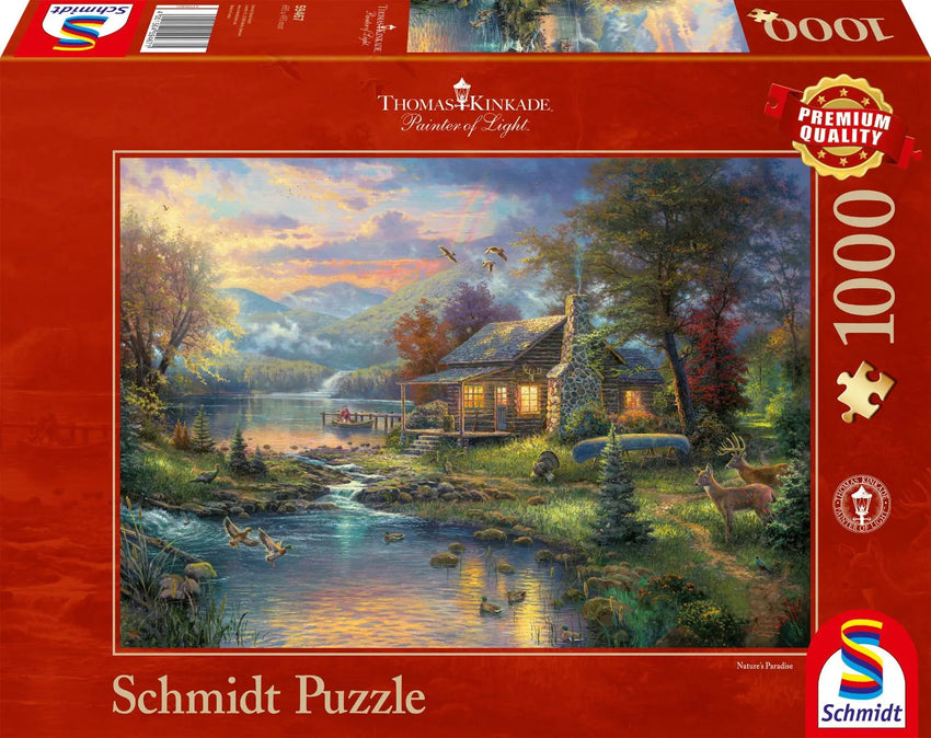 Pusle "Nature's Paradise" 1000 tk-w008 WHSX Jigsaw Puzzles-Brain Games OÜ