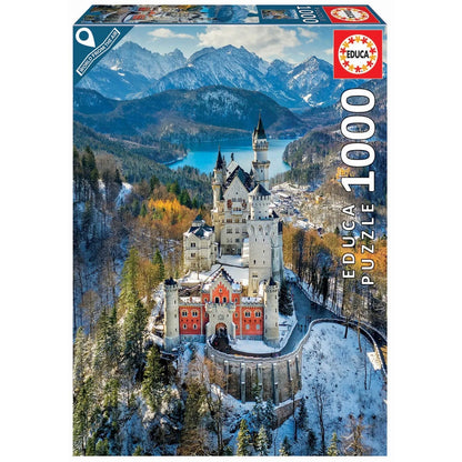 Pusle "Neuschwanstein Castle" 1000 tk-w008 WHSX Jigsaw Puzzles-Brain Games OÜ