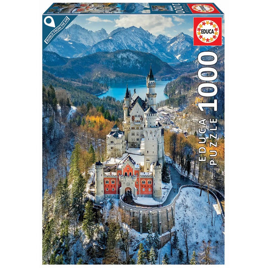 Pusle "Neuschwanstein Castle" 1000 tk-w008 WHSX Jigsaw Puzzles-Brain Games OÜ