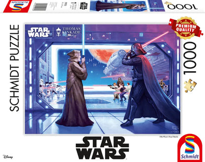 Pusle "Obi Wan's Final Battle" 1000 tk-w008 WHSX Jigsaw Puzzles-Brain Games OÜ
