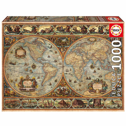 Pusle "Orbis Terrarum" 1000 tk-w008 WHSX Jigsaw Puzzles-Brain Games OÜ