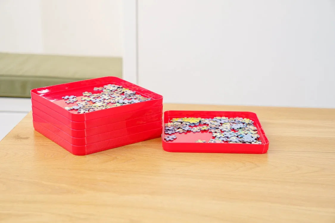 Pusle organiseerimis kandikud (6 tk 20 x 20 cm)-108 Jigsaw Puzzles-Brain Games OÜ