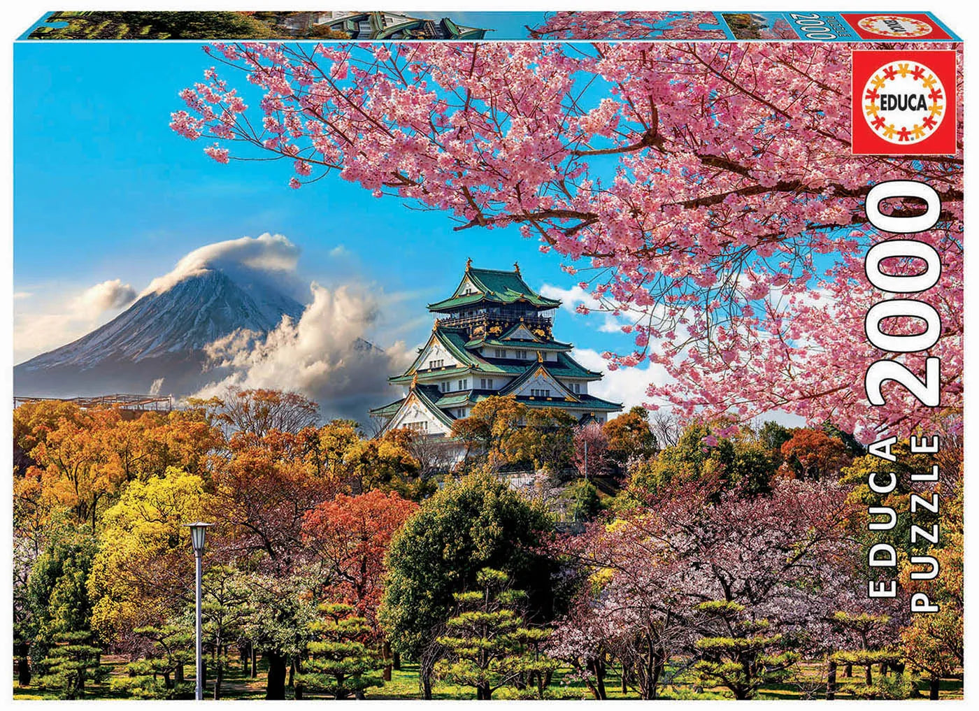 Pusle "Osaka Castle, Japan" 2000 tk-w008 WHSX Jigsaw Puzzles-Brain Games OÜ