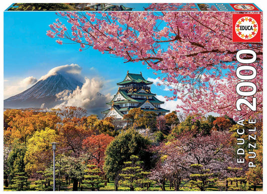 Pusle "Osaka Castle, Japan" 2000 tk-w008 WHSX Jigsaw Puzzles-Brain Games OÜ