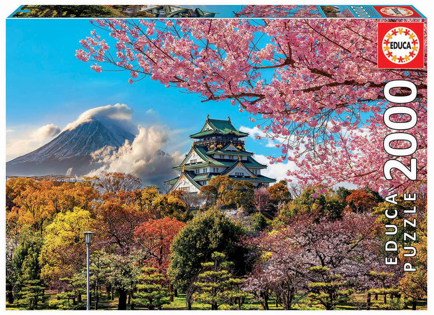 Pusle "Osaka Castle, Japan" 2000 tk-w008 WHSX Jigsaw Puzzles-Brain Games OÜ
