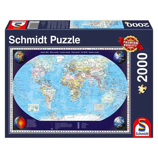 Pusle "Our World" 2000 tk-w008 WHSX Jigsaw Puzzles-Brain Games OÜ