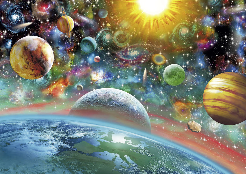 Pusle "Outer Space" 1000 tk-w008 WHSX Jigsaw Puzzles-Brain Games OÜ