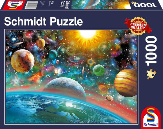 Pusle "Outer Space" 1000 tk-w008 WHSX Jigsaw Puzzles-Brain Games OÜ