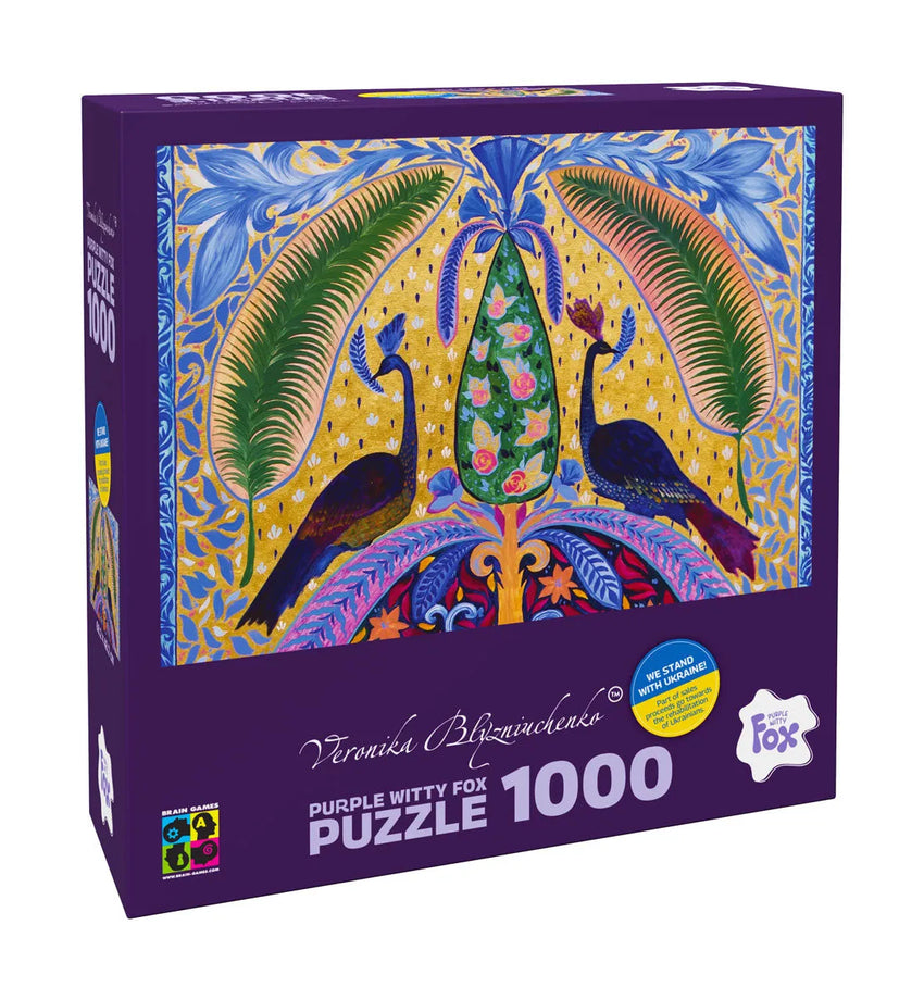 Pusle "Palm leaves" 1000 tk-w108 WHS Jigsaw Puzzles-Brain Games OÜ