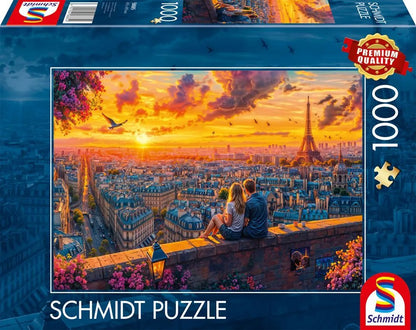 Pusle "Paris rooftop whispers" 1000 tk-w008 WHSX Jigsaw Puzzles-Brain Games OÜ
