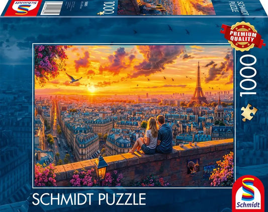 Pusle "Paris rooftop whispers" 1000 tk-w008 WHSX Jigsaw Puzzles-Brain Games OÜ