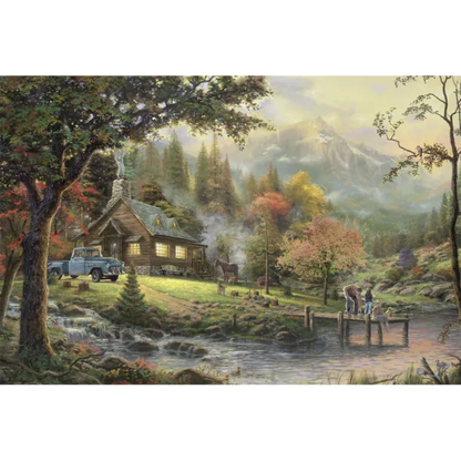 Pusle "Peaceful Moments" 500 tk-w008 WHSX Jigsaw Puzzles-Brain Games OÜ