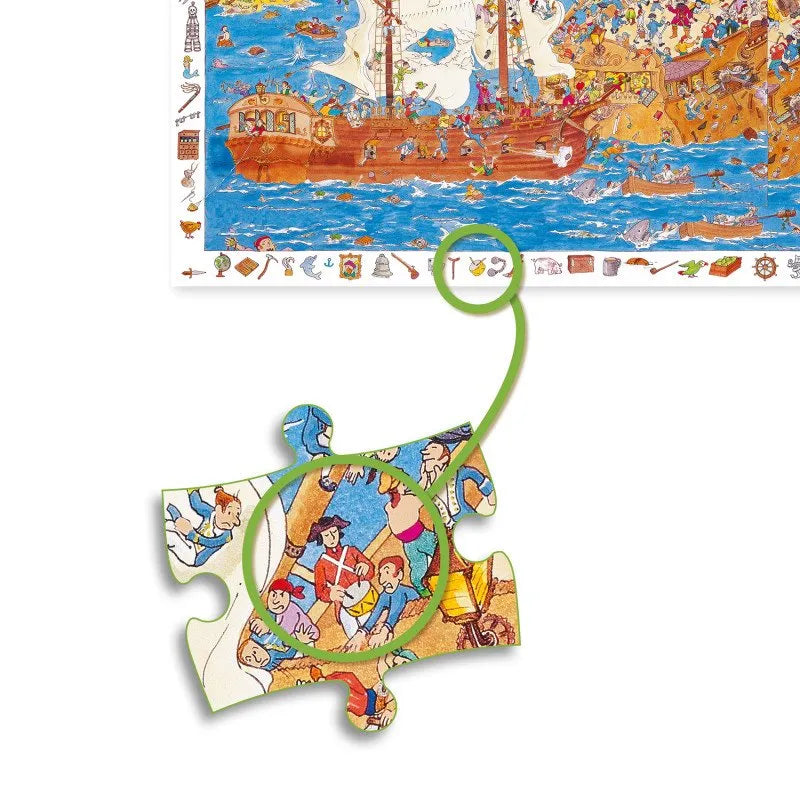 Pusle "Pirates" 100 tk-011 Creativity & Brain Teasers-Brain Games OÜ