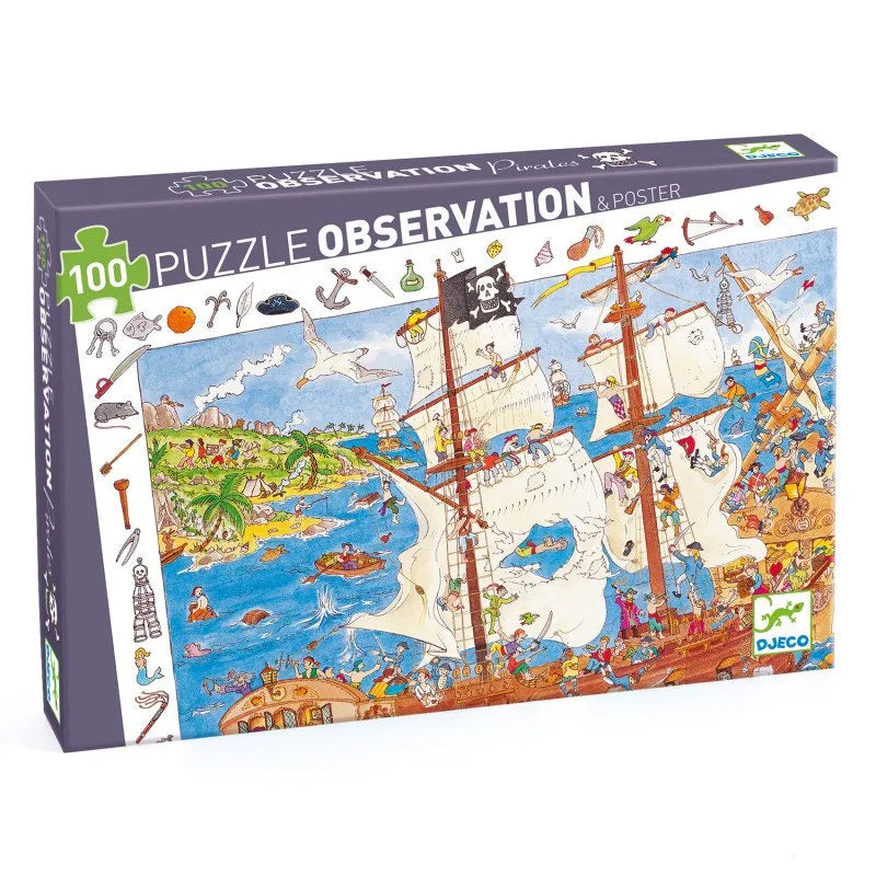 Pusle "Pirates" 100 tk-011 Creativity & Brain Teasers-Brain Games OÜ