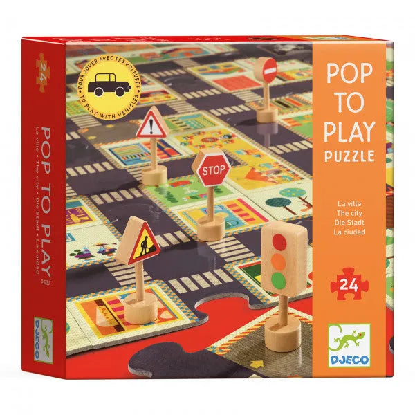 Pusle "Pop to Play - The City" 24tk-011 Creativity & Brain Teasers-Brain Games OÜ