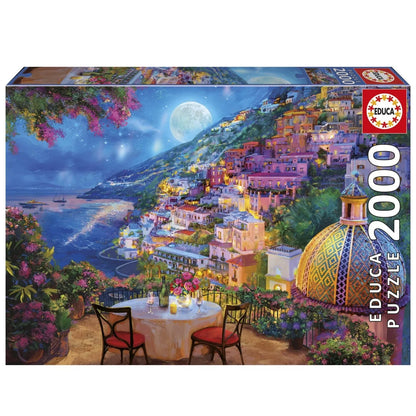 Pusle "Positano Date Night" 2000 tk-W008 - Jigsaw Puzzles-Brain Games OÜ