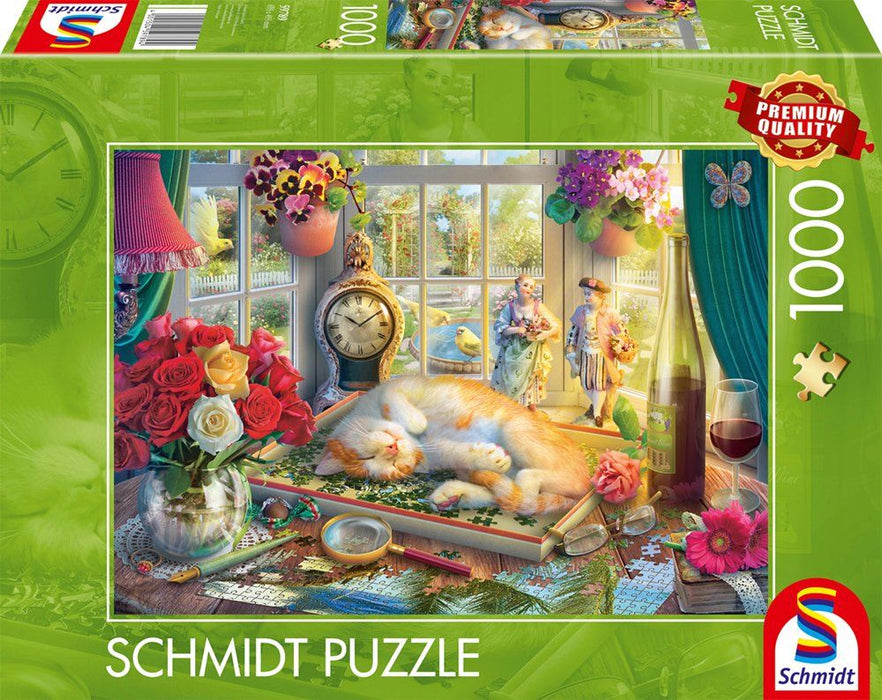 Pusle "Puzzle time with the cat" 1000 tk