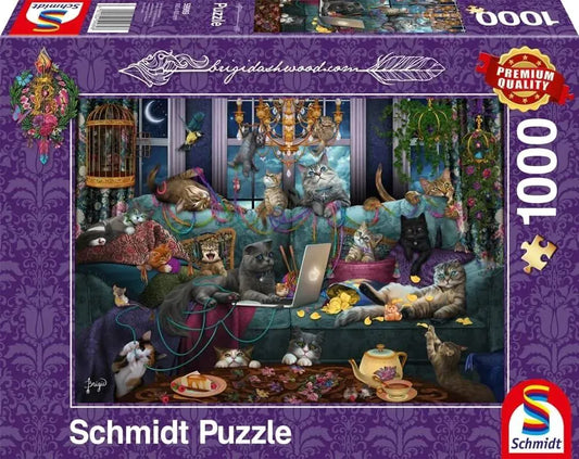 Pusle "Quarantine Cats" 1000 tk-w008 WHSX Jigsaw Puzzles-Brain Games OÜ