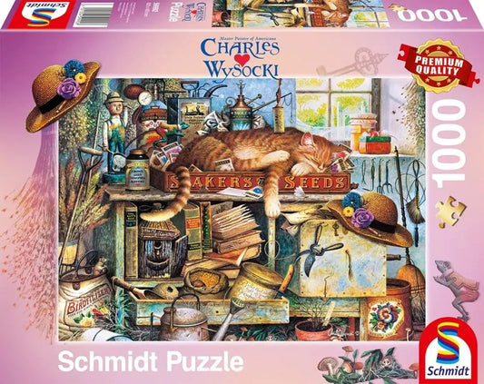 Pusle "Remington the horticulturist" 1000 tk-w008 WHSX Jigsaw Puzzles-Brain Games OÜ