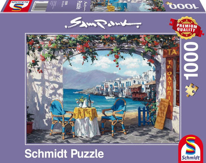 Pusle "Rendez-vous on Mykonos" 1000 tk-w008 WHSX Jigsaw Puzzles-Brain Games OÜ
